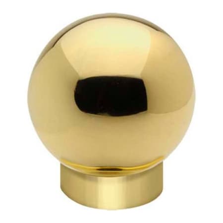 Lavi Industries Lavi Industries, Ball Single Outlet, for 1.5" Tubing, Polished Brass 00-700/1H
